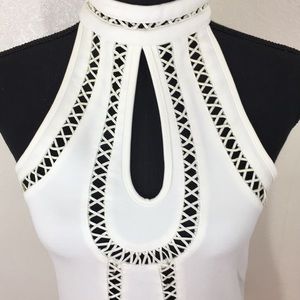 White Lac Bleu Short Dress